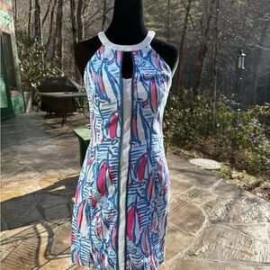 Lilly Pulitzer Pearl Shift Red Right Return Dress size 0